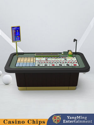 acheter Gold Electric Control Sic Bo Table de jeu Salle VIP Table de poker personnalisée à lumière LED fabrication en ligne
