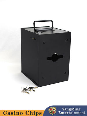acheter Une boîte à argent en métal noir carré, une table de poker, une boîte à astuces sur mesure. fabrication en ligne