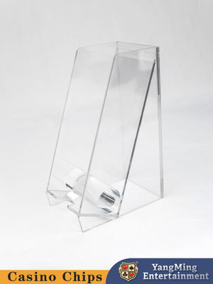 acheter 8 ensembles de porte-cartes de poker, boîte de jeux de table de baccarat en acrylique entièrement transparente fabrication en ligne