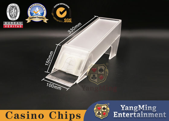 acheter 8 Decks de jeux de cartes Cartes en plastique Acrylique glacé Table de casino distributeur personnalisable fabrication en ligne
