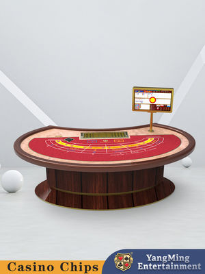 acheter Table de baccarat à 6 pouces en forme ovale personnalisée par l'usine fabrication en ligne