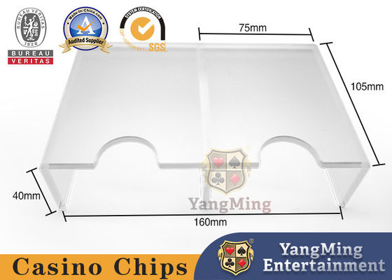 acheter Le stock est en acrylique glacé à deux compartiments, porteuse de déchets Niuniu, table de jeu, porteuse de déchets poker. fabrication en ligne