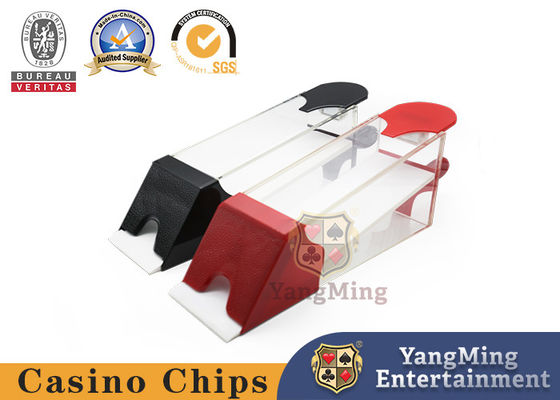 acheter Les chaussures de carte de jeu de plate-formes du professionnel 8 pour le Tableau de casino de tisonnier de nerf de boeuf carde le Shuffler fabrication en ligne