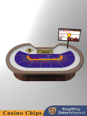 acheter Jeu de poker Baccarat Table à puce Piédestal Styling Amélioré et amélioré Casino Poker Table de jeu fabrication en ligne