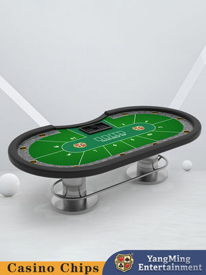 acheter Protection de barre métallique personnalisée pour 10 joueurs Texas Hold'em Table de poker Casino Tables de jeu récréatives fabrication en ligne
