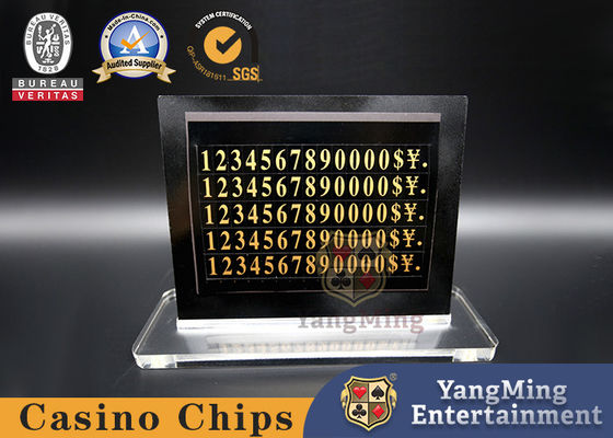 acheter Style personnalisé Blackjack LED Limit de table électronique Casino Table Limit de pari Carte de signe fabrication en ligne