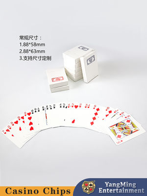 acheter Fabrique personnalisée Casino professionnel Nouveau jeu de cartes rouge et bleu en stock fabrication en ligne