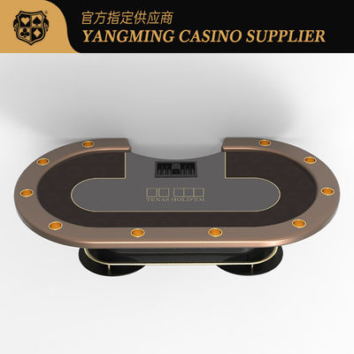 acheter Vente en gros personnalisée à l'ovale Texas Hold'Em Table de poker Casino Entretien Jeux occasionnels Tables de poker fabrication en ligne