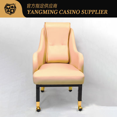 acheter Chaise de joueur de luxe personnalisée Wynn Macao Casino Baccarat Chaise de jeu avec roues fabrication en ligne