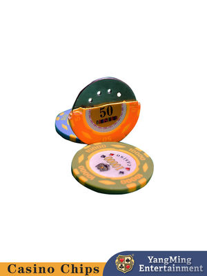 acheter La qualité en gros 600 pièces de texas fer noyau argile patch puce ensemble de casino poker table top puce fabrication en ligne