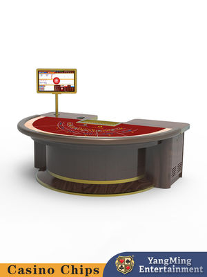 acheter Table de jeu de baccarat en gros, demi-ronde, baccarat au Texas Hold'em fabrication en ligne