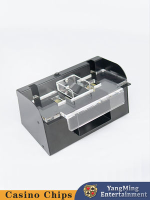 acheter 2 Decks Metal Poker Shuffler Jeux de hasard Leisure Poker Table Top Game Shuffler fabrication en ligne