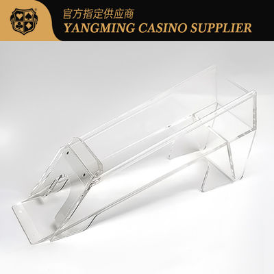 acheter Fourniture au comptant 8 Decks de chaussures de croupier en acrylique transparente Casino Baccarat Jeu Casual Poker Chaussures de croupier fabrication en ligne