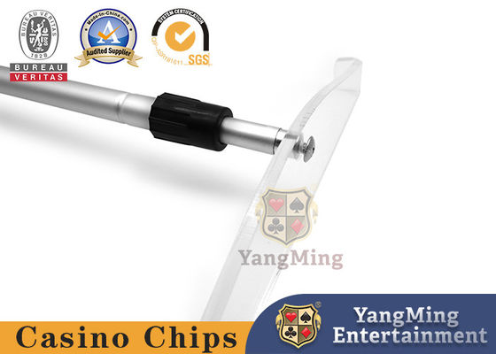 acheter Tableau de jeu Chips Casino Game Accessories 2 de roue de roulette - tisonnier en aluminium Chip Rake de télescope de section fabrication en ligne