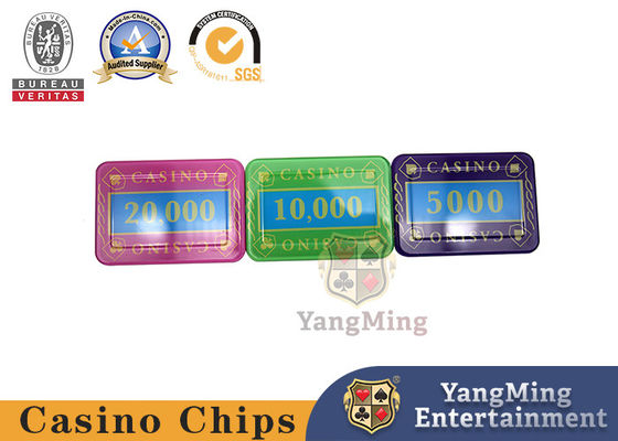 acheter Casino Crystal Poker Chips Set Lucency Acrylique 730 PCS Plastic jeu avec dans le boîtier en aluminium fabrication en ligne