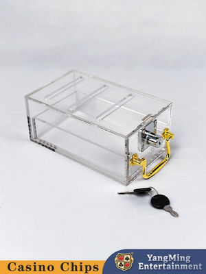 acheter Boîte de coupe acrylique à 8 ponts avec verrou Casino Baccarat Casual Game Cutting Box fabrication en ligne