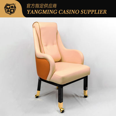 acheter Macao Wynn Hotel personnalisé Baccarat Texas Club Chaise de joueur avec roues fabrication en ligne