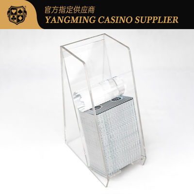 acheter Détecteur de déchets en acrylique entièrement transparent pour le jeu de poker du Baccarat fabrication en ligne