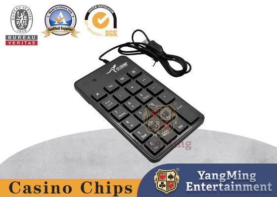 acheter Système de baccarat Numéro USB Clavier Noir Plastic Clavier filaire Table de jeu Système d' accessoires fabrication en ligne
