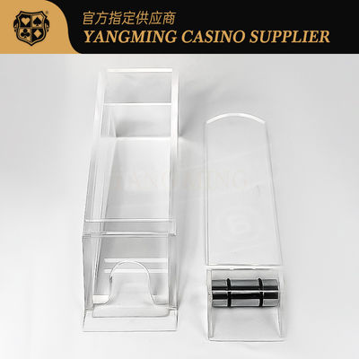 acheter Capacité de jeu de poker de 8 ponts de casino professionnel Chaussures de croupier en acrylique claire haute pour les jeux de poker de casino baccarat fabrication en ligne