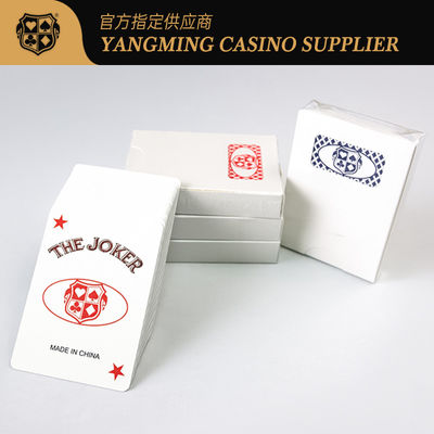 acheter Logo de la société en vente Cartes de poker Noir de base Baccarat Casino Poker Jeux de table Cartes fabrication en ligne