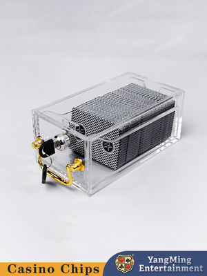 acheter Nouveau carton de jeu acrylique de haute transparence de qualité industrielle 6-8 decks fabrication en ligne