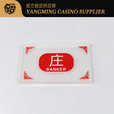 acheter Baccara Givré Banquier Joueur Bouton de donneur Jeu de poker fabrication en ligne