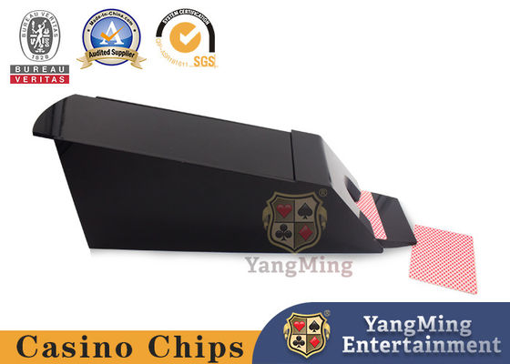 acheter Tout noir étanche plastique haut de gamme Concessionnaires Fabricants personnalisé sur mesure entièrement fermé 8 Deck Cartes chaussure à jeter fabrication en ligne