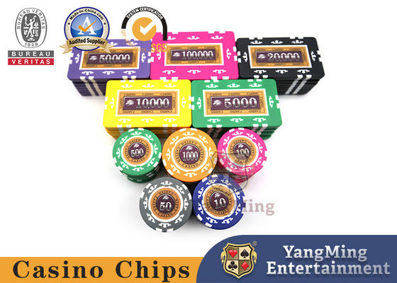 acheter La boîte dédiée aux jetons de casino, le jeu de jetons de poker en aluminium 12g - 760pcs, jeu de jetons en plastique ABS fabrication en ligne