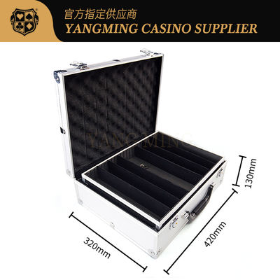 acheter Boîte à puce de verrouillage en aluminium de luxe en gros Baccarat Jeux de hasard Table de poker Boîtes à puces fabrication en ligne