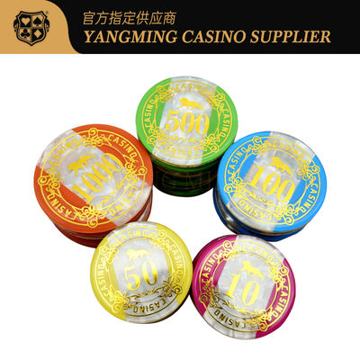 acheter Jeu de 760 jetons de poker en acrylique tricolore personnalisés pour casino club fabrication en ligne