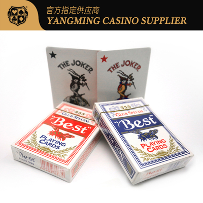 acheter 555 Cartes à jouer Poker à cœur bleu domestique Stock d'usine Impression couleur bleu rouge Jeu de cartes dédié au club de jeu fabrication en ligne