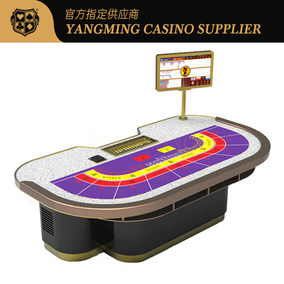 acheter 9 joueurs Baccarat Casino de luxe Table de poker Modèles et couleurs personnalisés fabrication en ligne