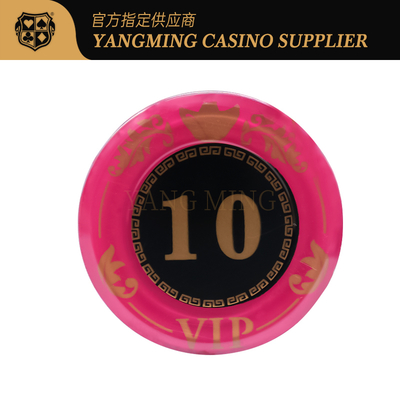 acheter Jeu de jetons de casino professionnel en acrylique, jeu de jetons de baccara en acrylique avec 760 jetons de poker en cristal fabrication en ligne