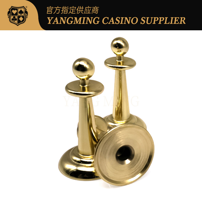 acheter Jeux de table de roulette de casino Marqueurs de paris électroplatés en or métal fer fabrication en ligne