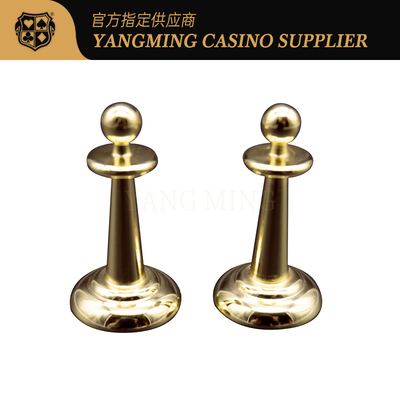 acheter Gold Electroplated Metal Betting Tokens for Casino Roulette Table Games fabrication en ligne