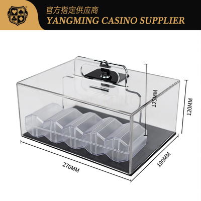 acheter Acrylic Poker Chip Holder - 400 Capacity Texas Hold'em Storage Case fabrication en ligne