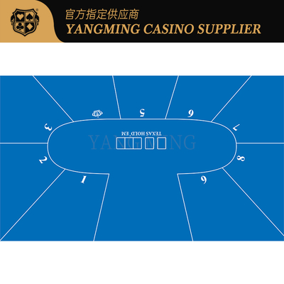 acheter Texas Hold'em 9 Player Waterproof Game Tablecloth Design Customized fabrication en ligne
