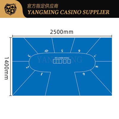 acheter 9-Player Poker Felt Table Cloth – Custom Texas Hold'em Surface fabrication en ligne