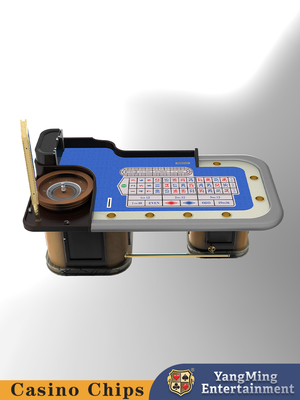 acheter Casino Roleta Table de poker du marché asiatique populaire Table de poker Poker avec roue de roulette en bois fabrication en ligne