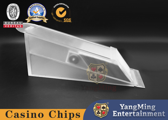 acheter Chaussure de croupier 8 Deck Transparent Clair Acrylique Poker Chaussures de croupier Acrylique Lunceny fabrication en ligne