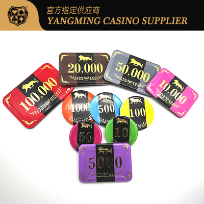 acheter Conception de porte-feuille de jetons acryliques de casino international fabrication en ligne