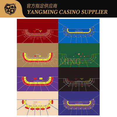 acheter Casino Baccarat Tablecloth 9 Player Poker Table Game Can Be Designed And Customized fabrication en ligne