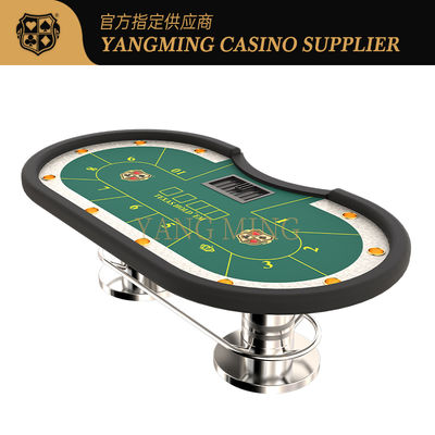 acheter Luxury Custom Texas Hold'em Poker Table – Professional Casino-Grade Gaming Table For Sale fabrication en ligne