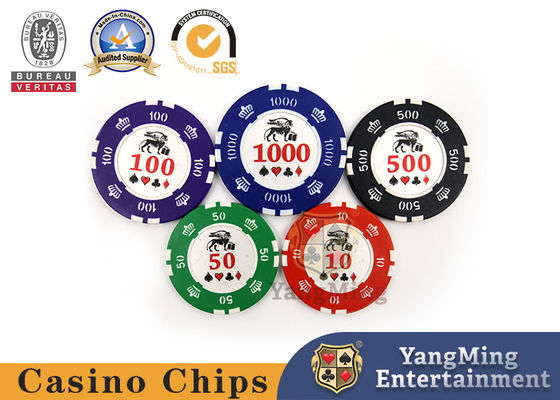 acheter Jeu de jetons de poker de casino Stripe Suited avec jetons de poker de 12 g avec dénominations fabrication en ligne