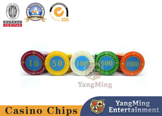 acheter Casino Crystal Poker Chips Set Lucency Acrylique 730 PCS Plastic jeu avec dans le boîtier en aluminium fabrication en ligne