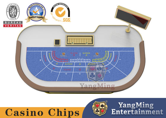 acheter Nouveau design simple haut de table de poker moderne avec des jambes en bois Z, table de cartes de poker durable, table de baccarat fabrication en ligne