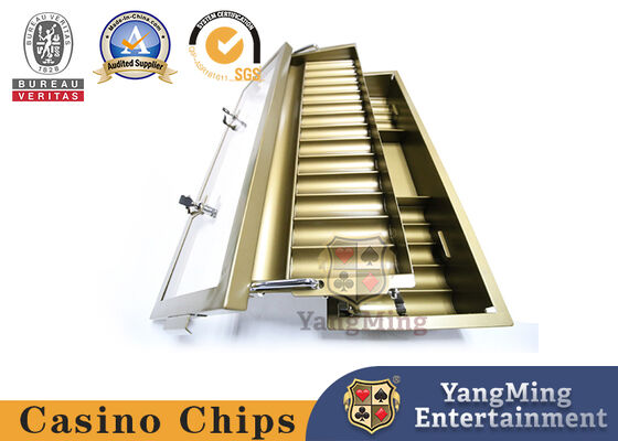 acheter Tisonnier Chip Holder Suitable For de rangée de Clay Chips Float Lift And Down 14 de rangées de la double couche 15 40mm Chips Carrier rond fabrication en ligne
