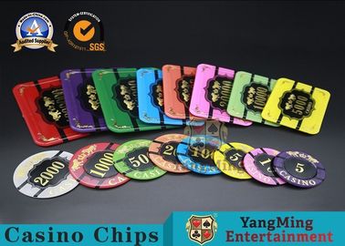 acheter Puce acrylique de Tableau de jeu de Tableau de tisonnier de Crystal Gold Stamping Chip Baccarat fabrication en ligne