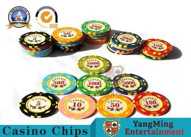 acheter Couleur Les jetons de poker les moins chers en gros Plaques autocollantes de casino personnalisées de haute qualité fabrication en ligne